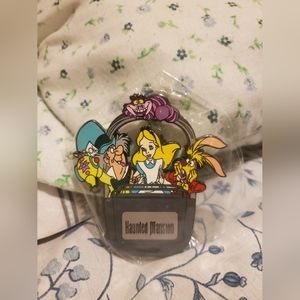COPY - PIN DOOMBUGGY ALICE IN WONDERLAND CHESHIRE CAT JUMBO FANTASY MAD HATTER …